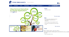 Desktop Screenshot of fineorganics.com